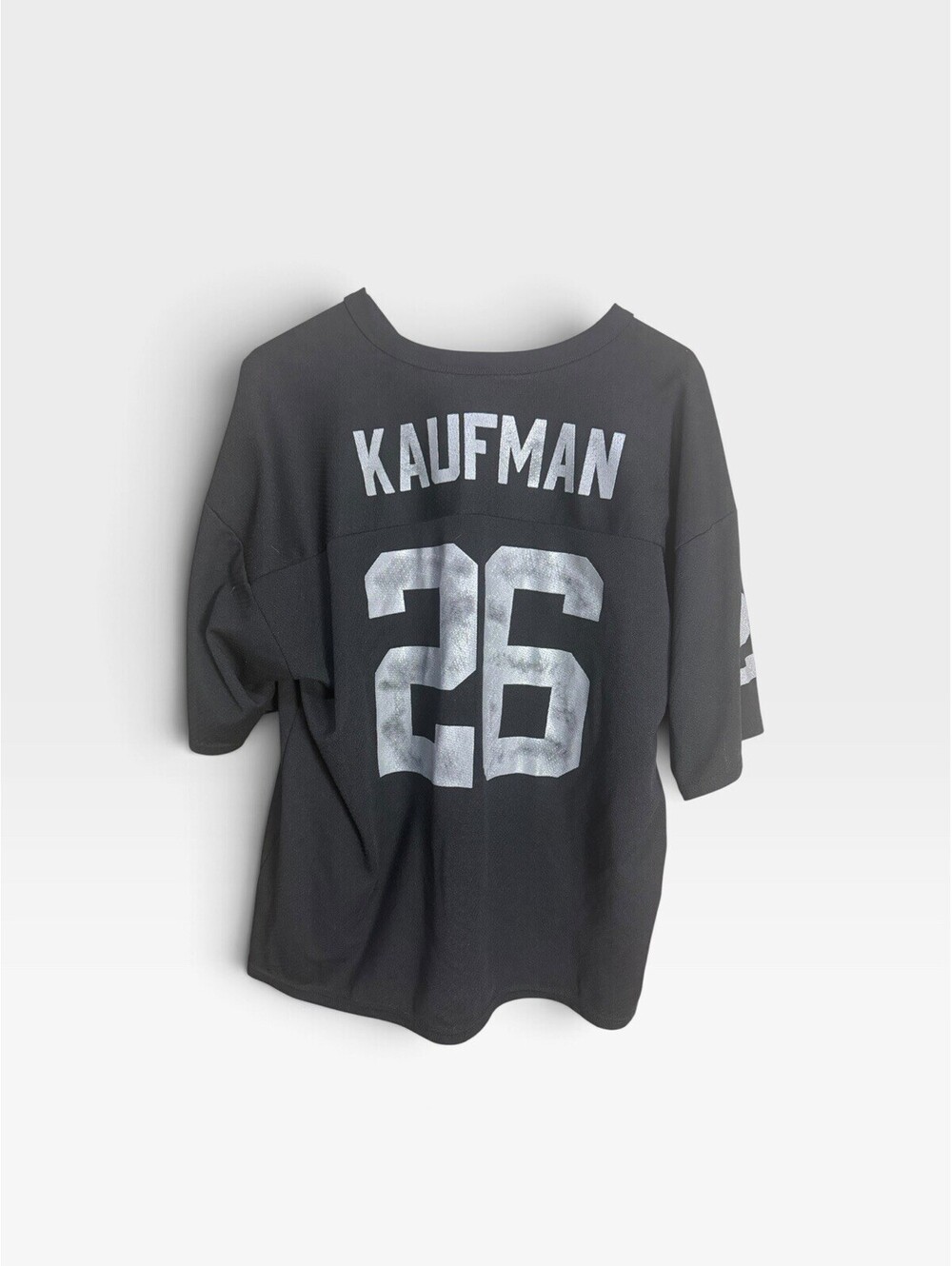 Vintage Napoleon Kaufman Jersey Mens XL Black Oakland Raiders Logo Athletic NFL